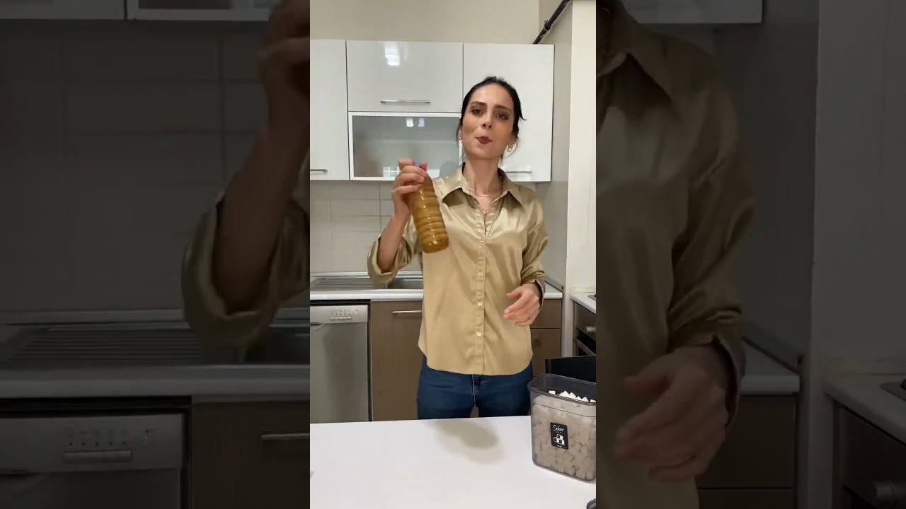 E bu kadar👌 pet şişede ice latte/soğuk kahve tarifi 