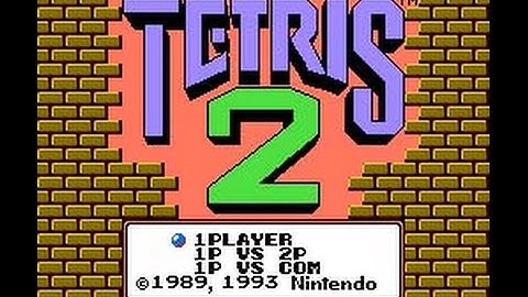 Tetris 2 [NES] - Speedrun WR (04:56) (obsoleted) (by Achpile)