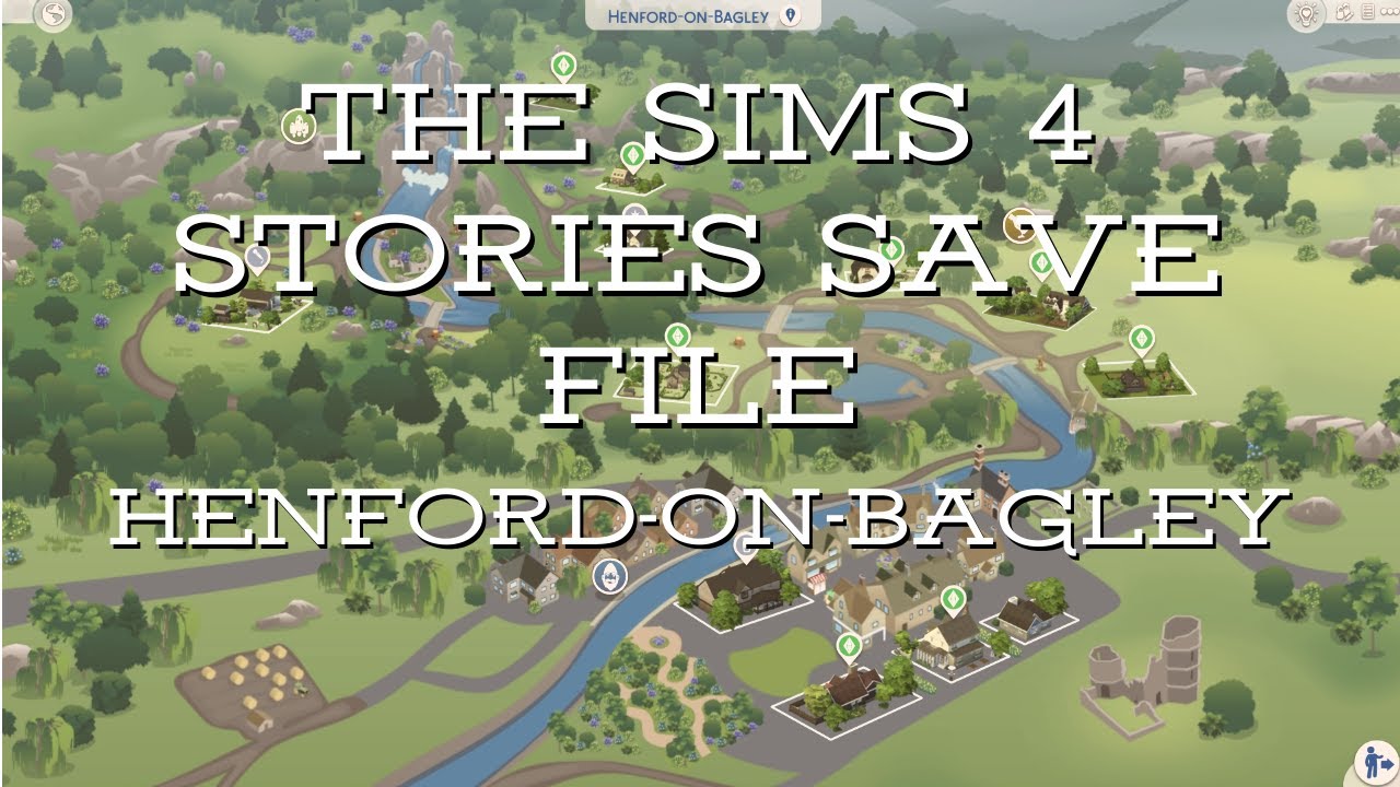 Henford On Bagley Stories! Sims 4 BG + Cottage Living Save Download ...