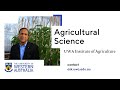 Why agriculture is the mother of all sciences according to uwa ioa director kadambot siddique
