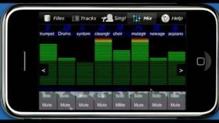 New "Karaoke Deluxe" app for the iPhone/iTouch  - song Phil Collins Sussudio screenshot 1