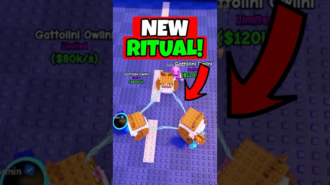 Я выполнил новый ритуал ТОЛЬКО ДЛЯ АДМИНИСТРАТОРА в Plants vs Brainrots...😱