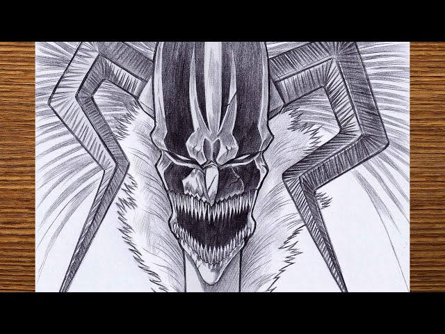 No spoiler) Vasto Lorde Ichigo! Sketch made by me, based from a photo taken  from the internet :) : r/bleach