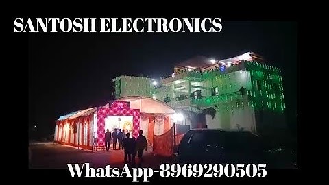 Pixel led Gate and Parallel programming|Best Design available|Santosh Electronics|Natwar Bikramganj