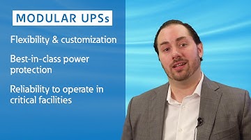 The benefits of a modular UPS for best-in-class power protection