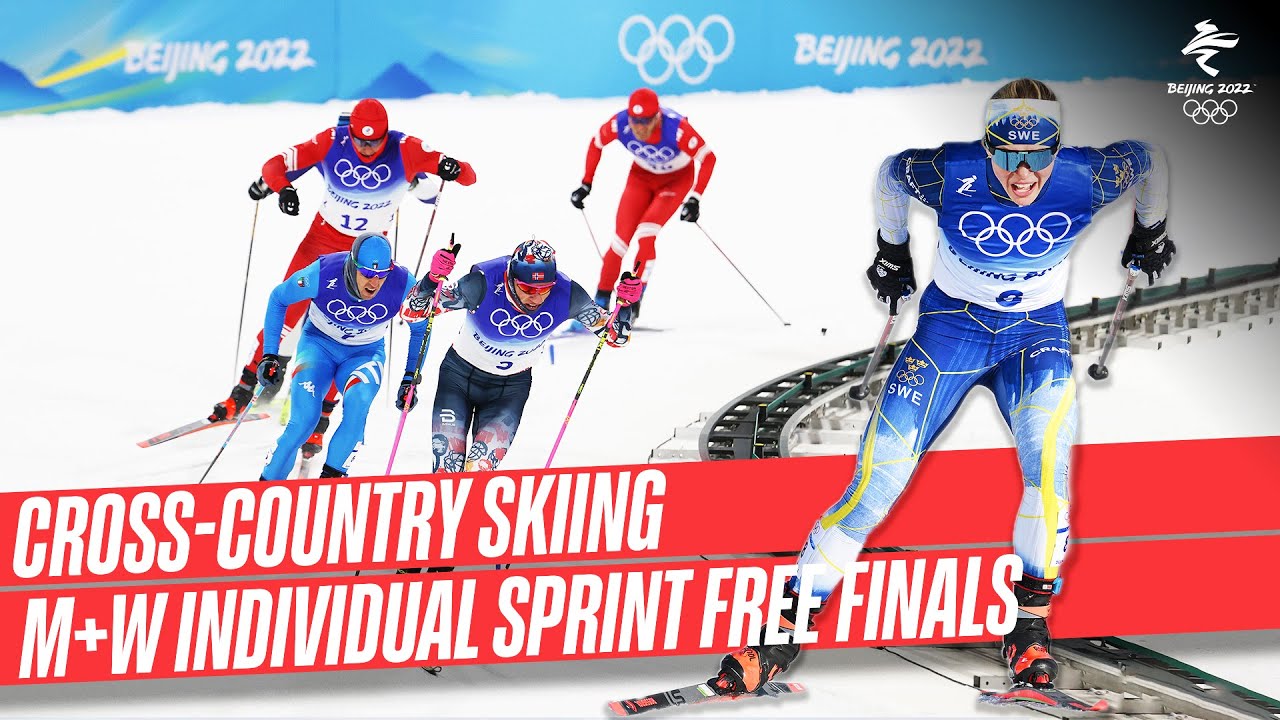 Cross-Country Skiing - Mens and Womens Individual Sprint Free Finals Full Replay #Beijing2022