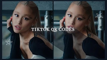 TikTok Edit Presets On VideoStar || QR CODES