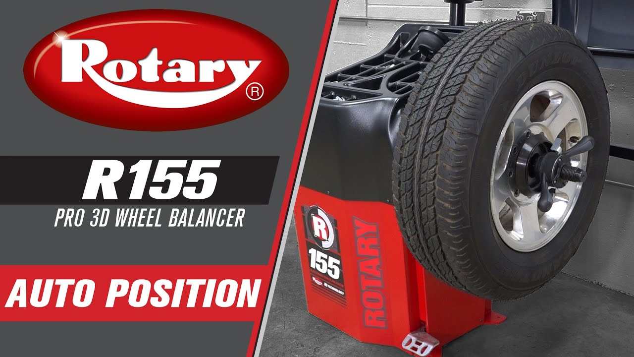 Rotary R155 Wheel Balancer: Auto Positioning