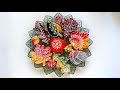 Welcome Fall! How to decorate beautiful leaves cookies 🍁Satisfying cookie decorating video 🍁