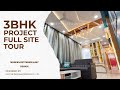 ✨🏙️ High-Rise 3BHK Flat Interior Design & Execution by Custom Design Interiors Pvt. Ltd. ✨