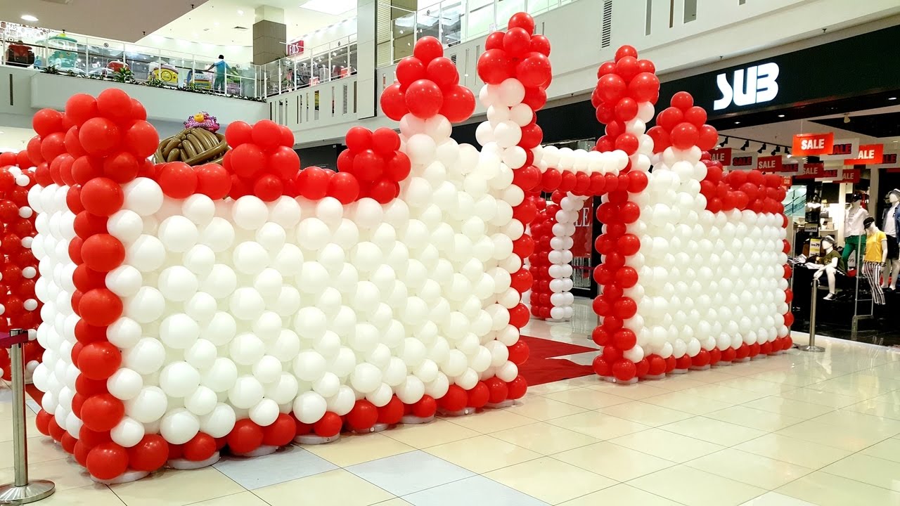Creative Balloon Resources Ep 41 Castle & Princess Balloon Decoration AEON Ipoh Station 18