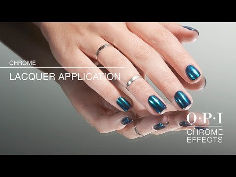 Opi Chrome Effects Nail Lacquer Application How To Youtube Opi Chrome Effects Nail Lacquer Application How To Youtube