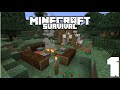 ÇADIR ve YAŞAM ALANI !! -Minecraft Survival- Bölüm 1