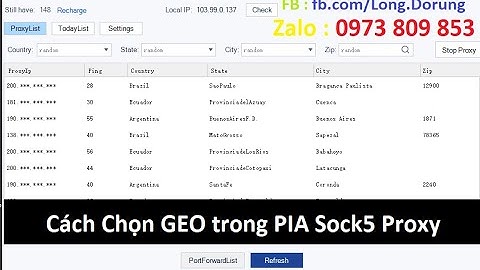 PIA Sock5 Proxy dân cư thay thế cho 911 all GEO - http://pia911.us