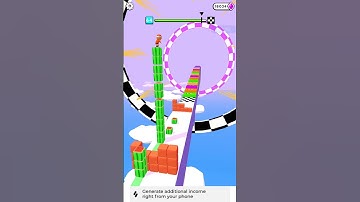 Cube Surfer - All Level Gameplay Android ,Ios #short