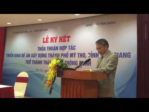 Video VNPT sẽ xây dựng khung thành phố thông minh cho Mỹ Tho - youtube