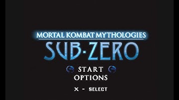 Mortal Kombat Mythologies: Sub-Zero (PlayStation) - (Opening & Demo Loop)