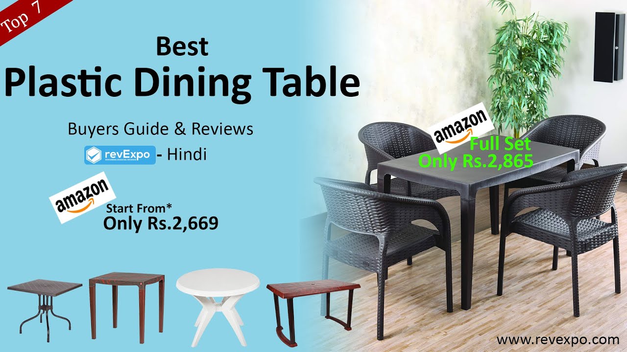 Best Plastic Dining Table Top 7 Best Plastic Table in India