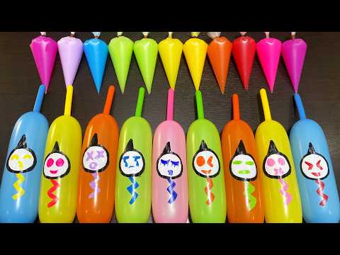 MAKING SLIME WITH PIPING BAG VS BALLOON ! SATISFYING VIDEOS #7601
