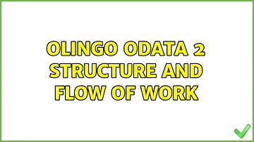 Olingo odata 2 structure and flow of work