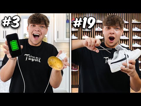 Testez CELE MAI PROASTE Life Hack-uri în 24 ORE !