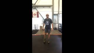 WARM UP EXERCISE - Drop squat for lower body