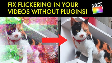 Fix VIDEO FLICKER without plugins in Final Cut Pro! (2021 VERY EASY TUTORIAL)