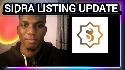 Sidra coin listing update 