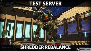 War Robots Test Server 4.1 - Shredder and Pulsar Rebalance - Gameplay