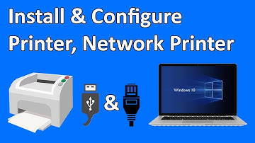 How to Install & Configure printer, Network Printer on windows 10
