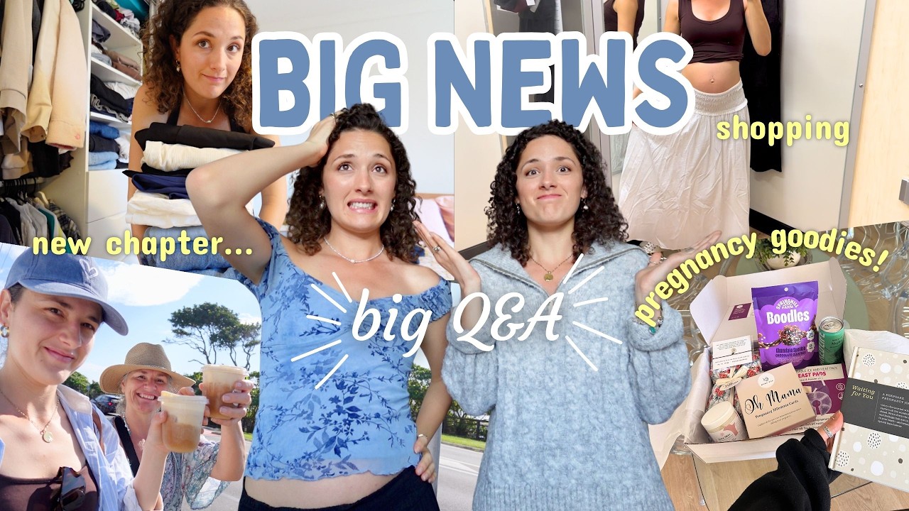 life is changing so fast 🥹 Big chatty vlog, answering your questions, and starting baby prep!