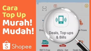 Cara Top Up Prepaid Lebih Murah Di Shopee | Discount | Jimat
