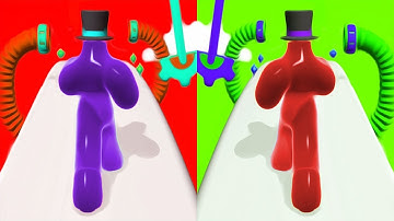 Blob Runner 3D : top Levels Gameplay part 2 - Android, iOS