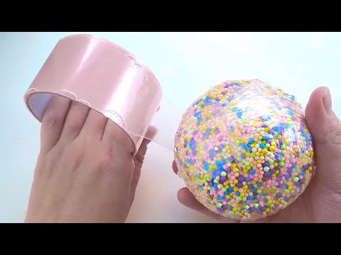 DIY Squishy Tape Ball! Satisfying DIY ASMR Video!