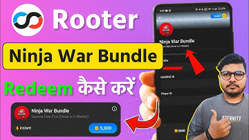 Rooter App Ninja War Bundle Redeem | Rooter App Se Ninja War Bundle Kaise Le