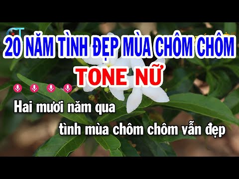 Karaoke 20 Năm Tình Đẹp Mùa Chôm Chôm Tone Nữ ( Cm ) Nhạc Sống Beat Mới 2023 | Karaoke Tuấn Cò