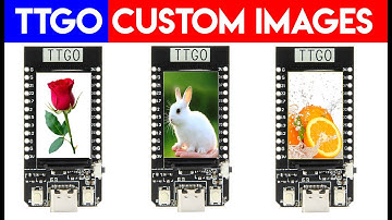 How to Display Custom Images , picture in LILYGO® TTGO T Display ESP32 || TTGO Own Custom Display