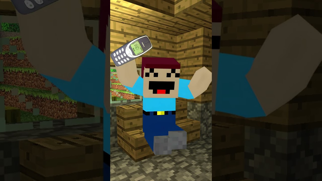 ¡EL NOKIA! #minecraft #shortsvideo #shorts