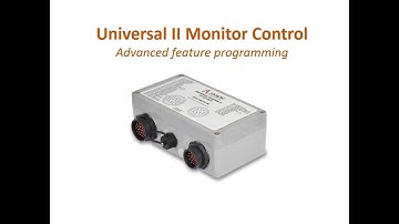 Universal II Monitor Control - Obstacle Avoidance Limit Programming