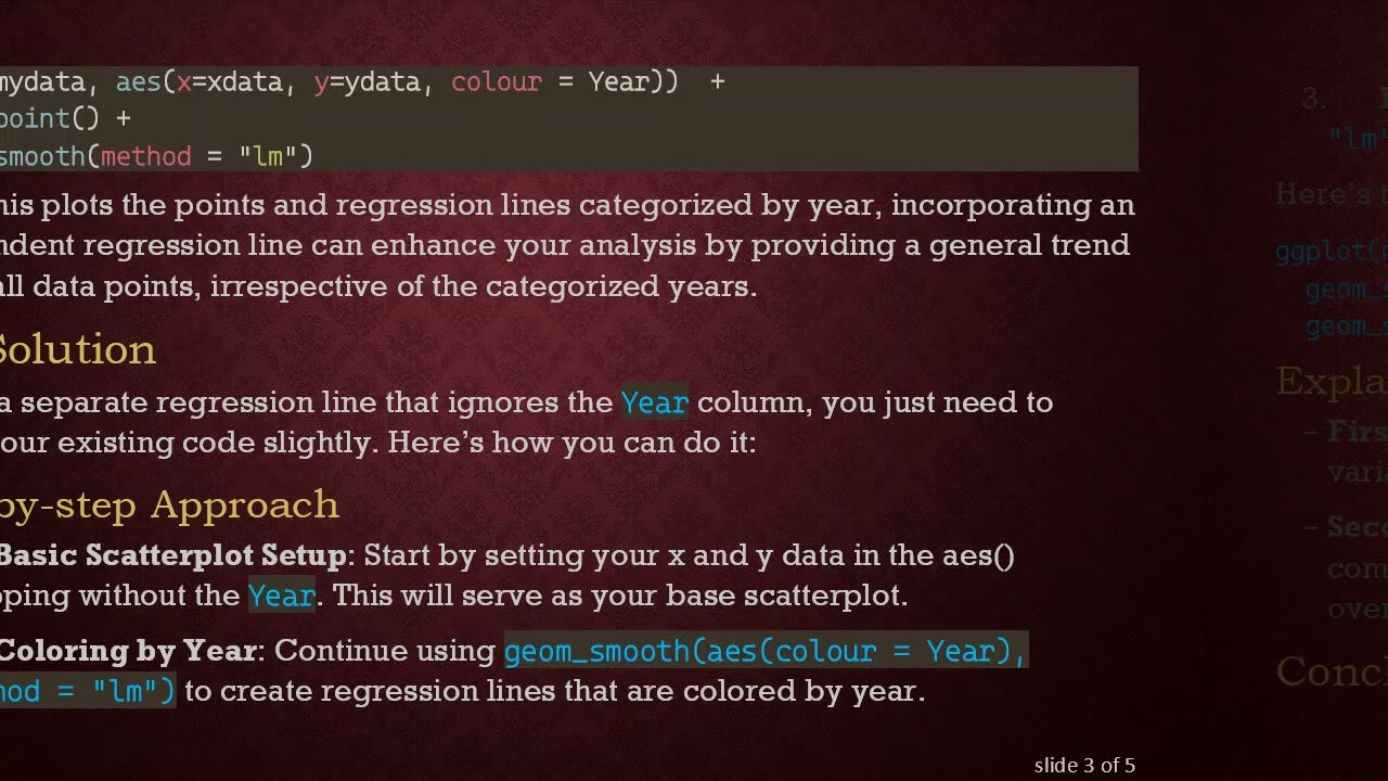 How to Add Regression Lines to Your Scatterplot in R Using ggplot2