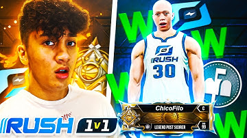 MY LEGEND POST SCORER SET A NEW WORLD RECORD IN THE RUSH EVENT... (NBA 2K21)