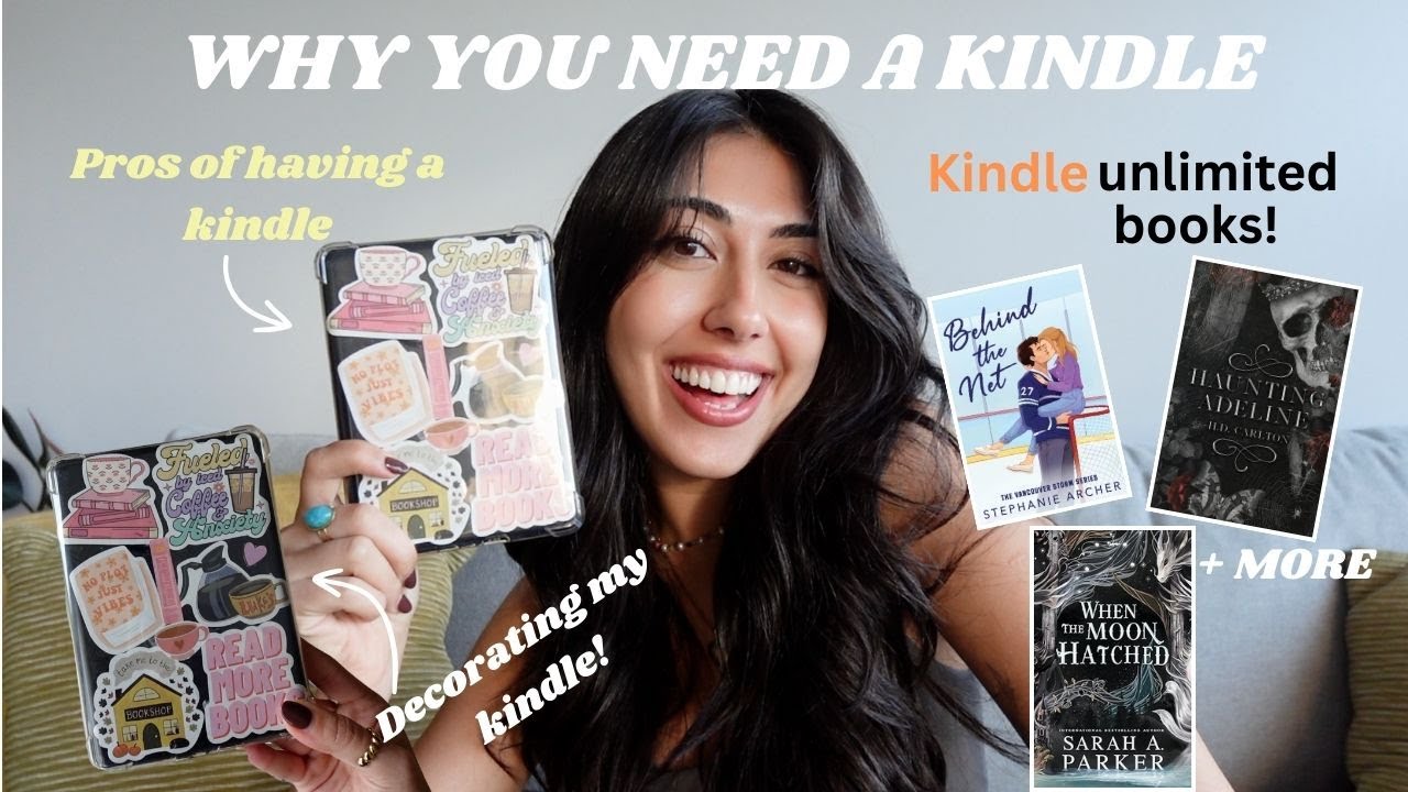 All about my Kindle 🤍 KU books, decorating my kindle and the pros of having a kindle