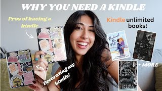 All about my Kindle 🤍 KU books, decorating my kindle and the pros of having a kindle