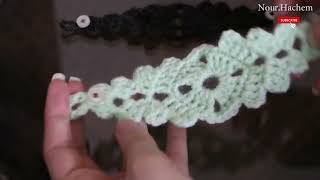 Crochet Mask Holder] Hand Made Crafts [ وصلة كمامة كروشية