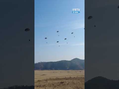 공군 <strong>C</strong>-<strong>130</strong> <strong>Hercules</strong>(헤라클레스)   대량 화물 투하 훈련