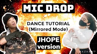 BTS Mic Drop- Dance Tutorial (JHOPE version)