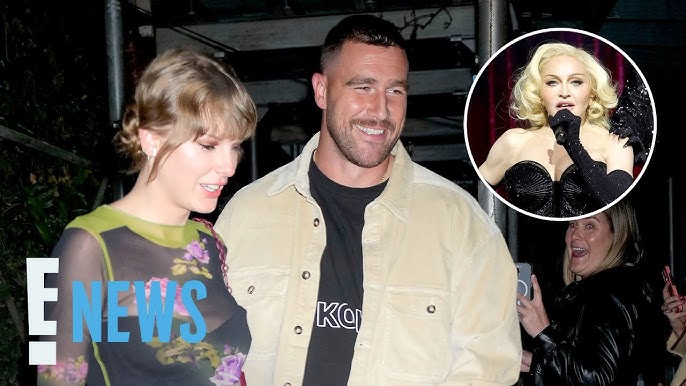 Taylor Swift Travis Kelce Make Surprise Appearance At Madonna S Oscars Party