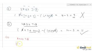 Which one of the following numbers is divisible by 11? 4823718 (b) 4832718 (c) 8423718 (d) 8432718
