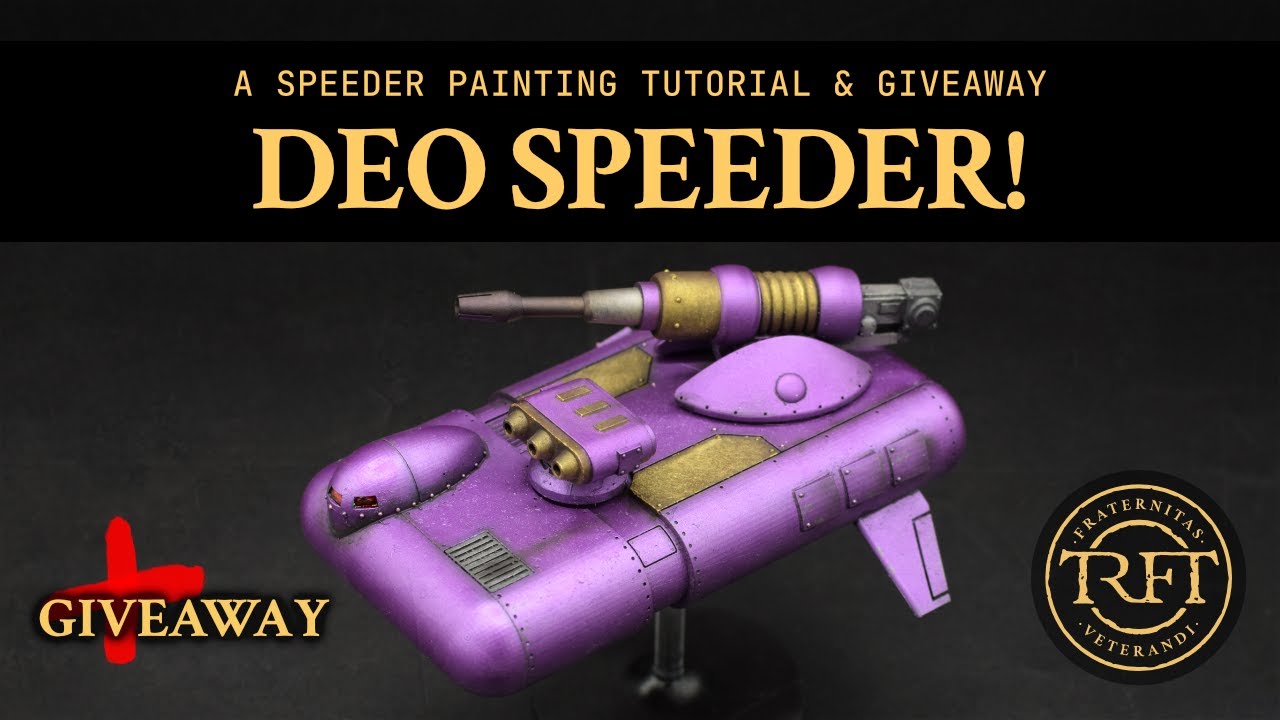 The Deodorant Speeder REBORN - History, Tutorial and GIVEAWAY!