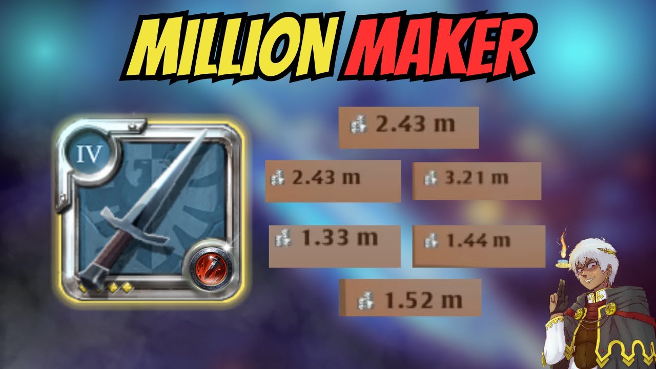 Farming Players in Mist using 4.4 Dagger| Albion Online| Magepotemkin